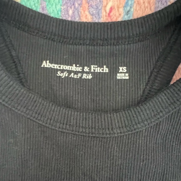 Abercrombie & Fitch HIGH NECK RIBBED BODYSUIT TANK - Picture 4 of 4